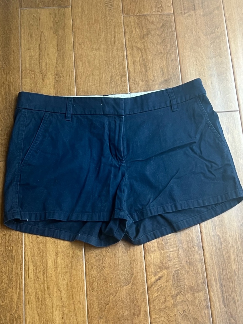 J. Crew Women’s Navy Cotton Blend 3.5”Chino Shorts